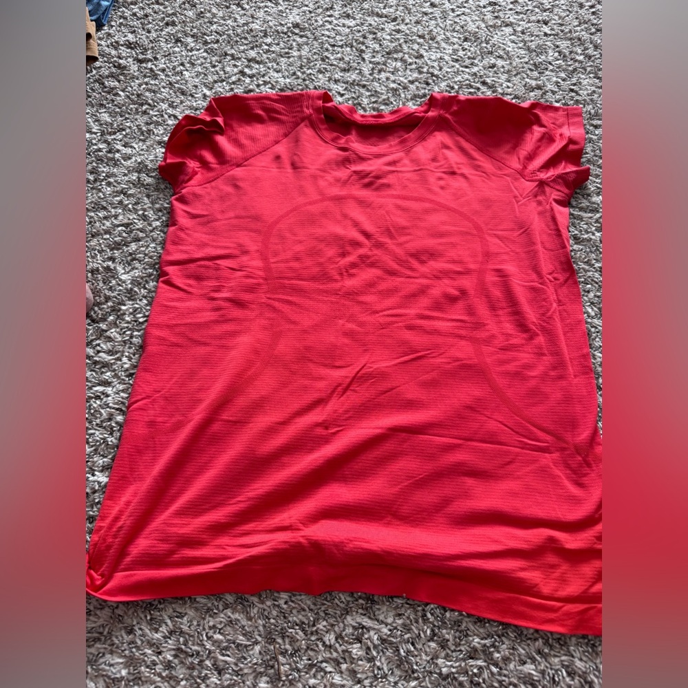 Red Women's Lululemon Top